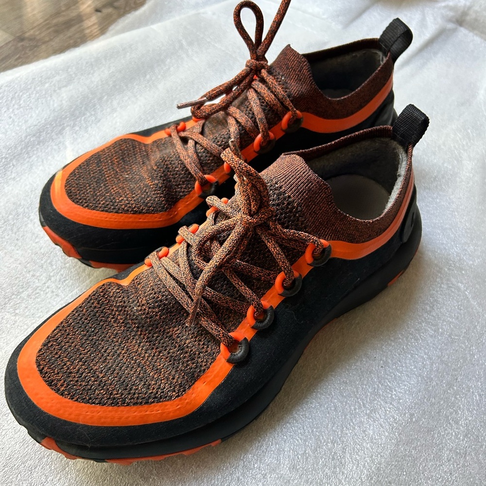 Allbirds Men's Trail Runners SWT Shoes Sneakers Black Orange Size 11